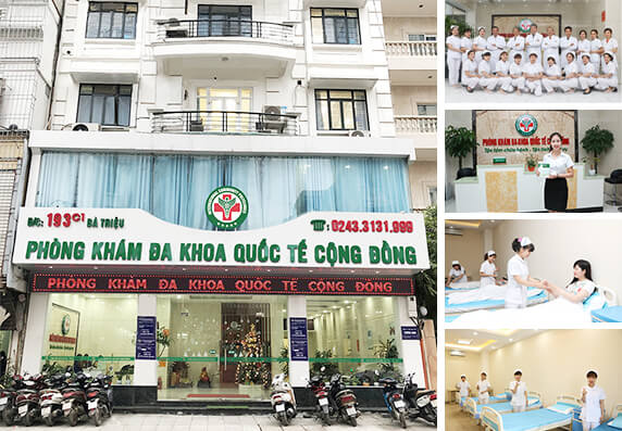  Phòng khám Đa Khoa Quốc Tế Cộng Đồng- Địa chỉ điều trị ra khí hư trắng sữa ở Hà Nội uy tín