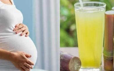 Mang thai uống nước mía được không và nên uống như nào thì tốt?