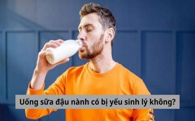 Uống sữa đậu nành có bị yếu sinh lý không? [Hỏi - đáp]